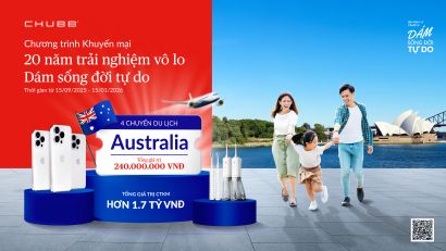 20 năm đồng hành, Chubb Life Việt Nam dành hơn 1,7 tỉ đồng tri ân khách hàng